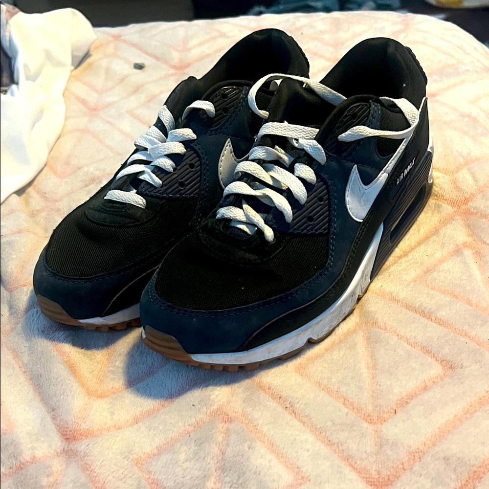Nike Black and White Air Max Sneakers